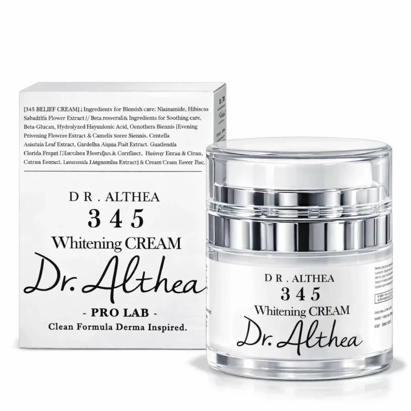 Dr. Althea 345 Brightening Cream 50ml – Korean Skincare Cream for Brightening and Evening Skin Tone, Lightweight Moisturizing Formula Helps Improve Skin Radiance, Smooth Texture, and Support Healthy Glowing Skin