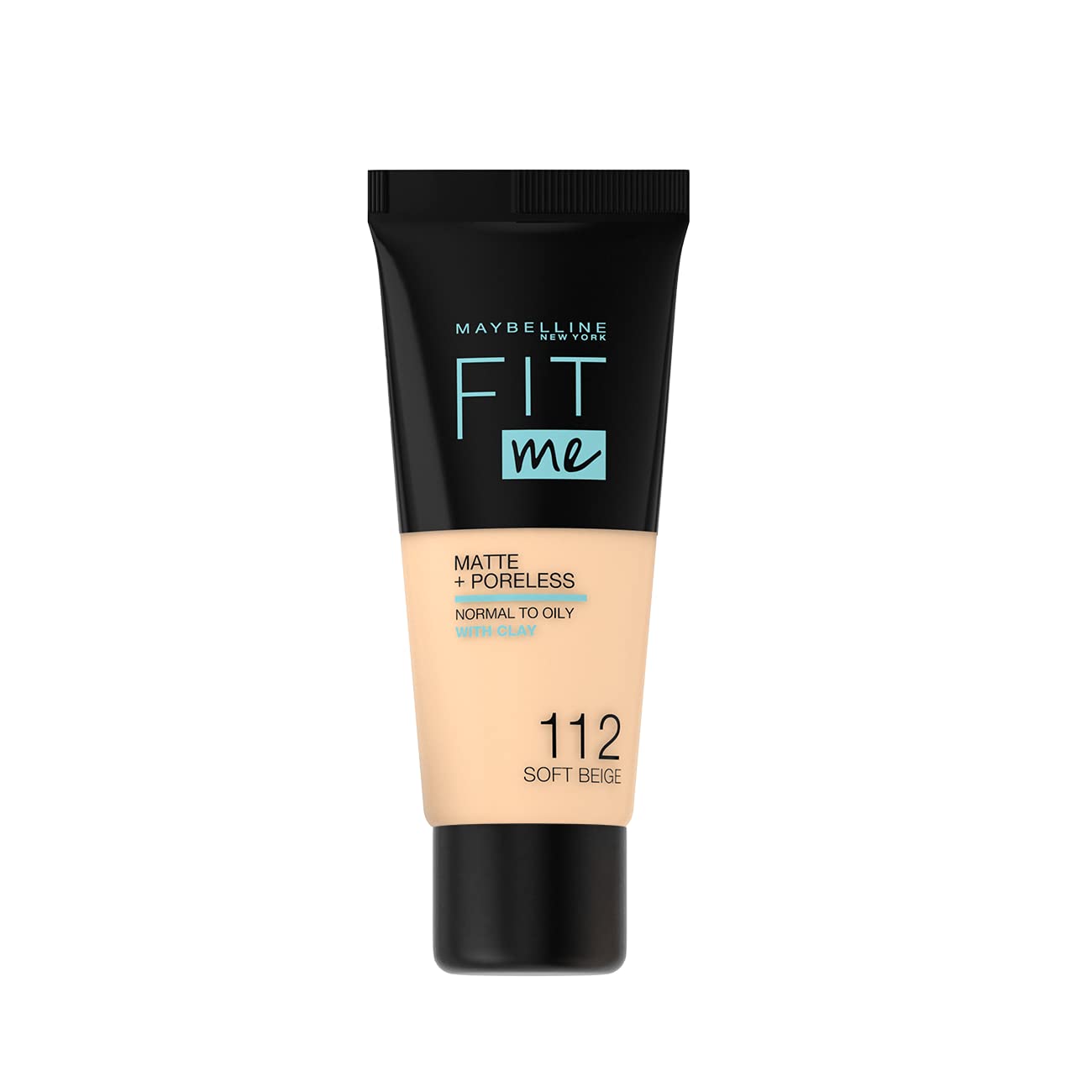 Maybelline New York Fit Me Matte + Poreless – 112 Soft Beige