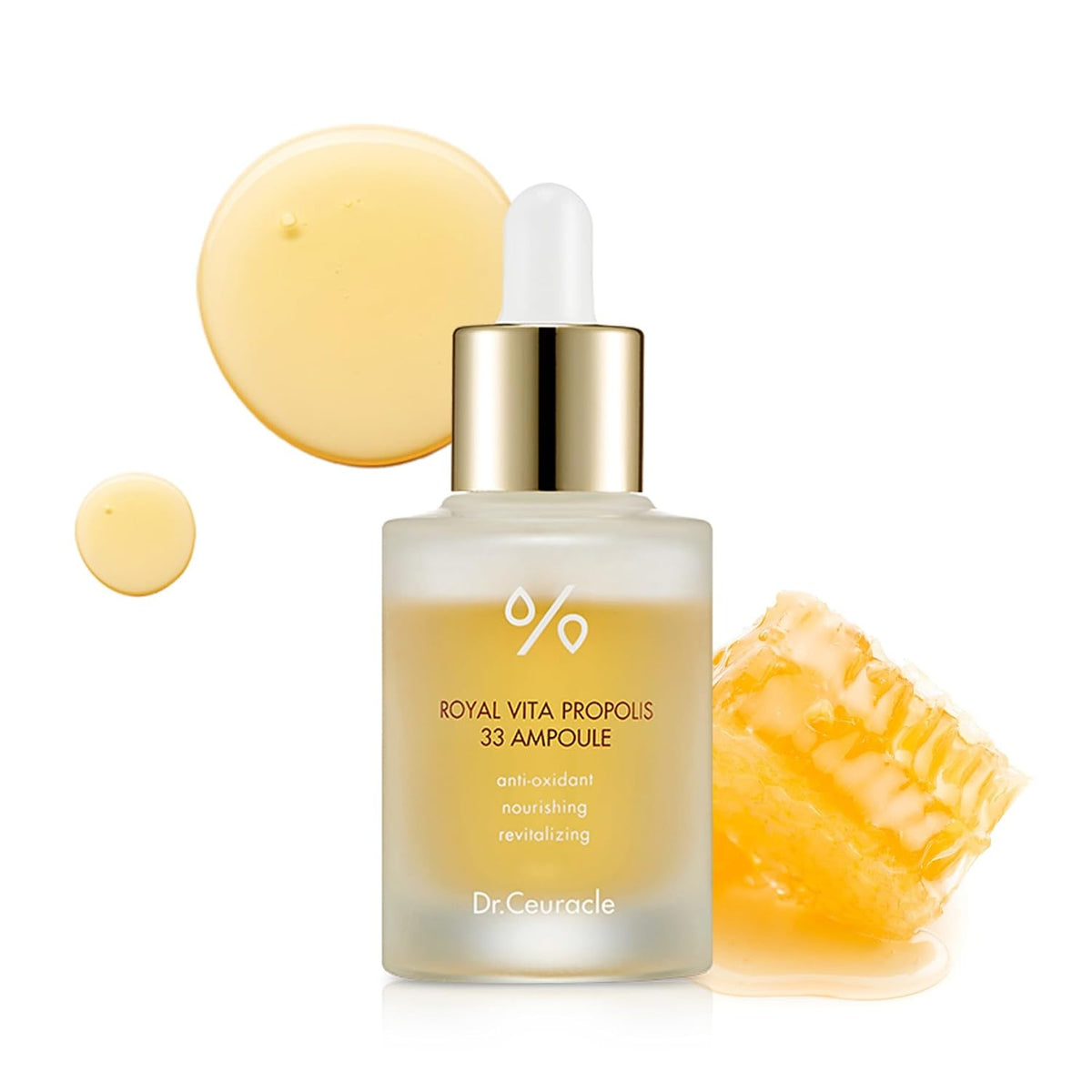 Dr.Ceuracle Royal Vita Propolis Ampoule, Glowing Vitamin Serum 1.01 fl. oz.