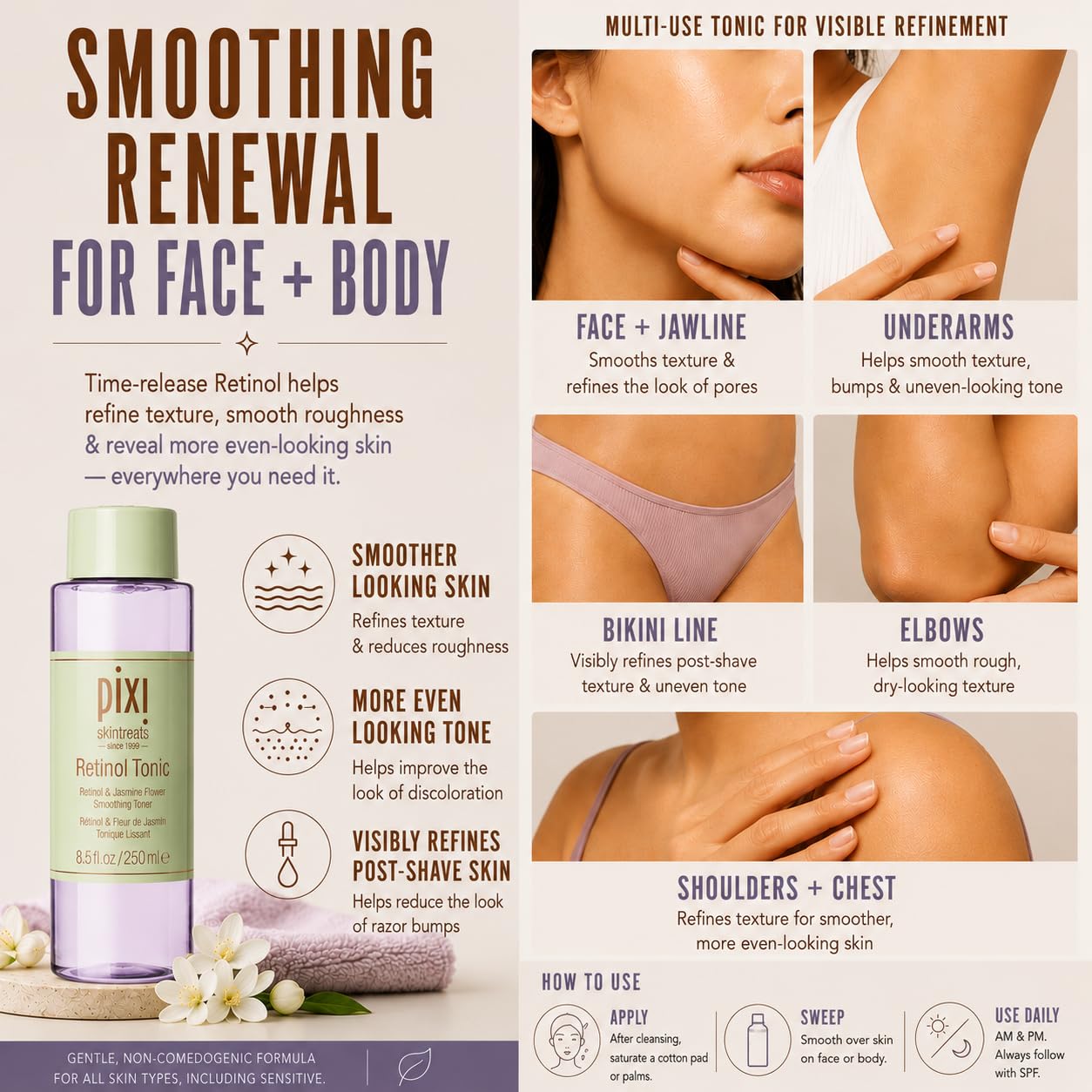 Pixi by Petra Retinol Tonic 3.4 fl oz. Pack Of (1)