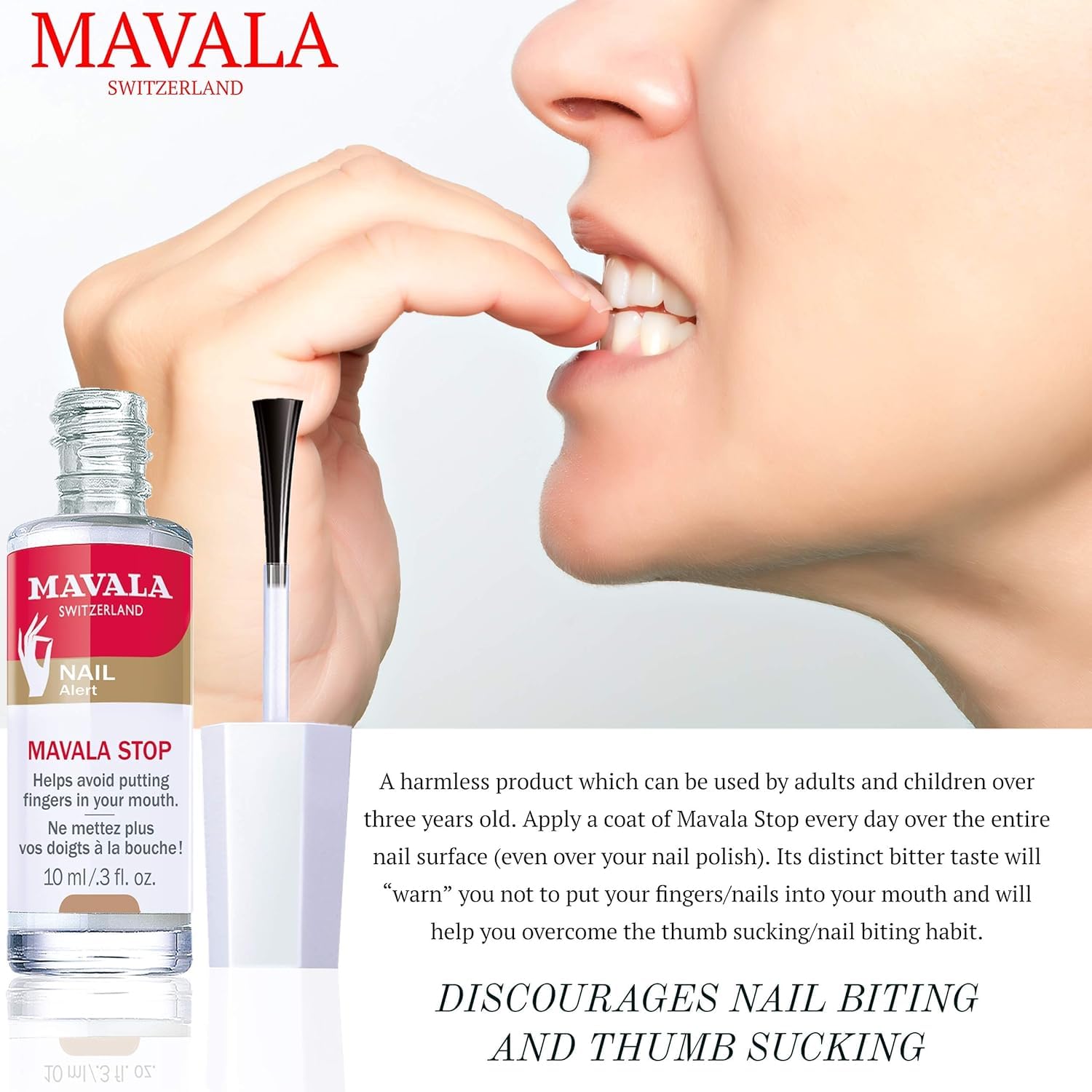 MAVALA 2 Pack of Mavala Stop for Nail Biting and Thumb Sucking,10 ml/0.3 oz Each