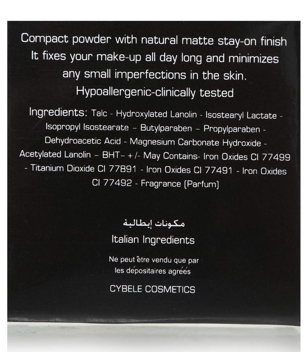 Cybele Smooth N`Wear Compact Powder Transparent 01 - 12gm